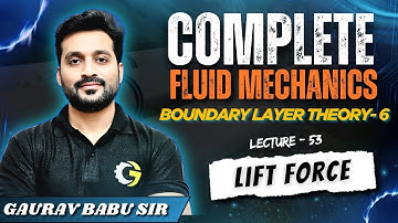 L - 53 Boundary Layer Part - 6 | Fluid Mechanics | GATE | SSC JE | RRB JE | #gauravbabu #gblions