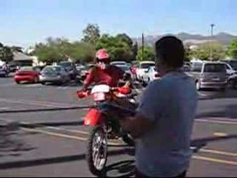 DMV Motorcycle Riding test - YouTube