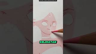 pensil warna ditangan yang tepat