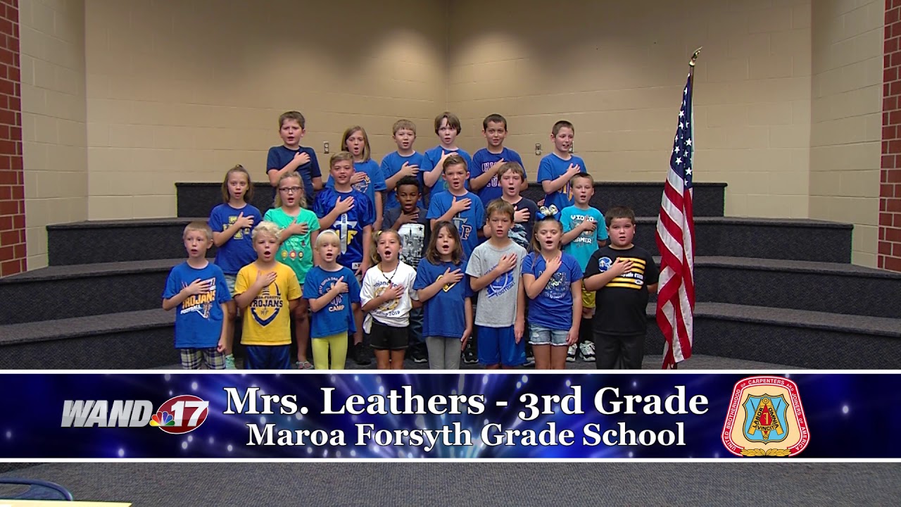 2019 Maroa Forsyth Elementary Mrs Leathers 3rd Grade YouTube