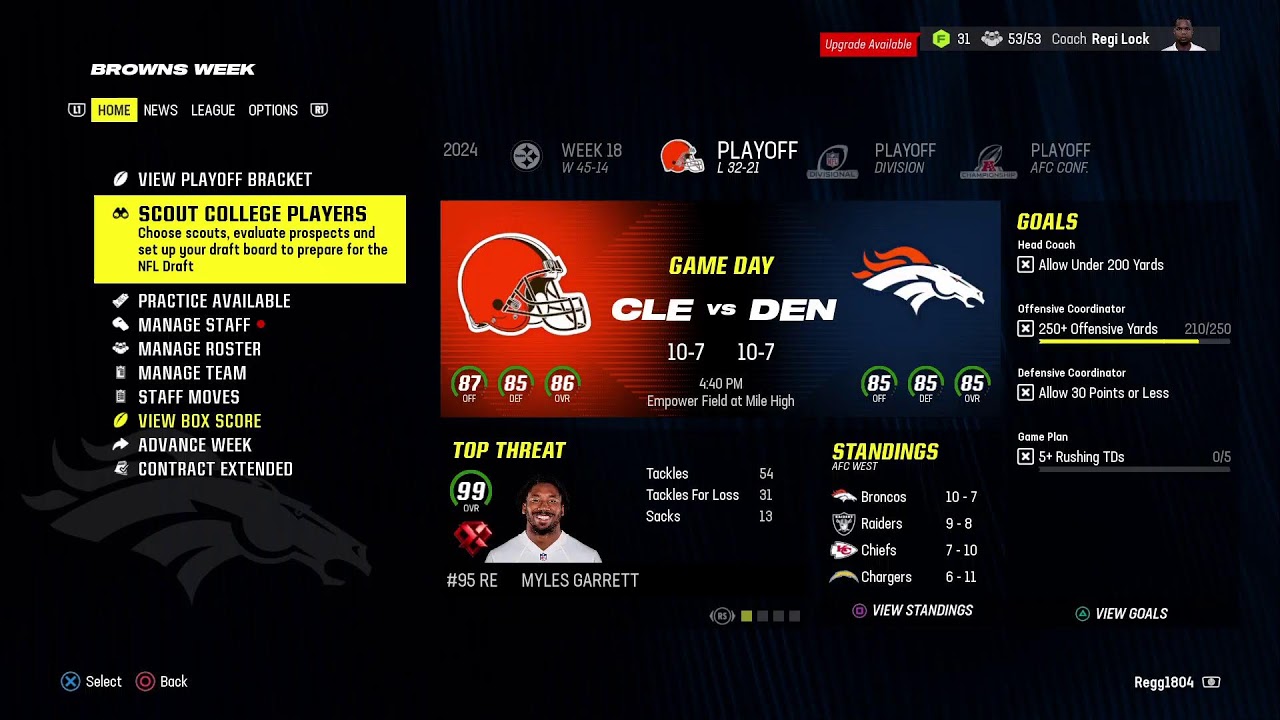 Broncos vs Browns YouTube