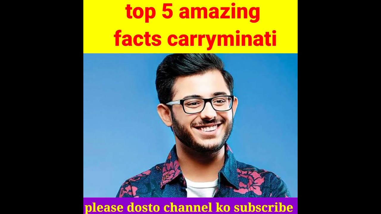 Top 05 interesting fact about carryminati | fact carryminati in hindi | 