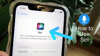 How to enable and use Siri on iPhone #iphone #iphonehelp