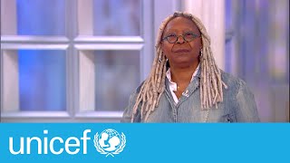 Whoopi Goldberg talks pneumonia | UNICEF