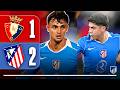 OSASUNA 1-2 ATLETI: LA VICTORIA ES TENER A MARC PUBILL