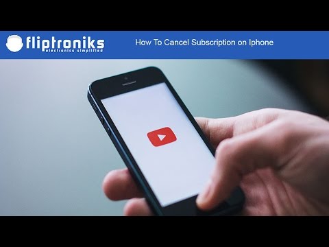 how to remove subscription iphone