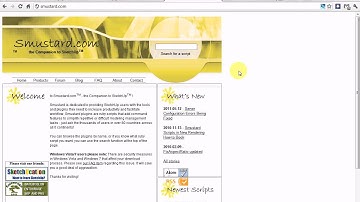 Installing Sketchup and Plugins