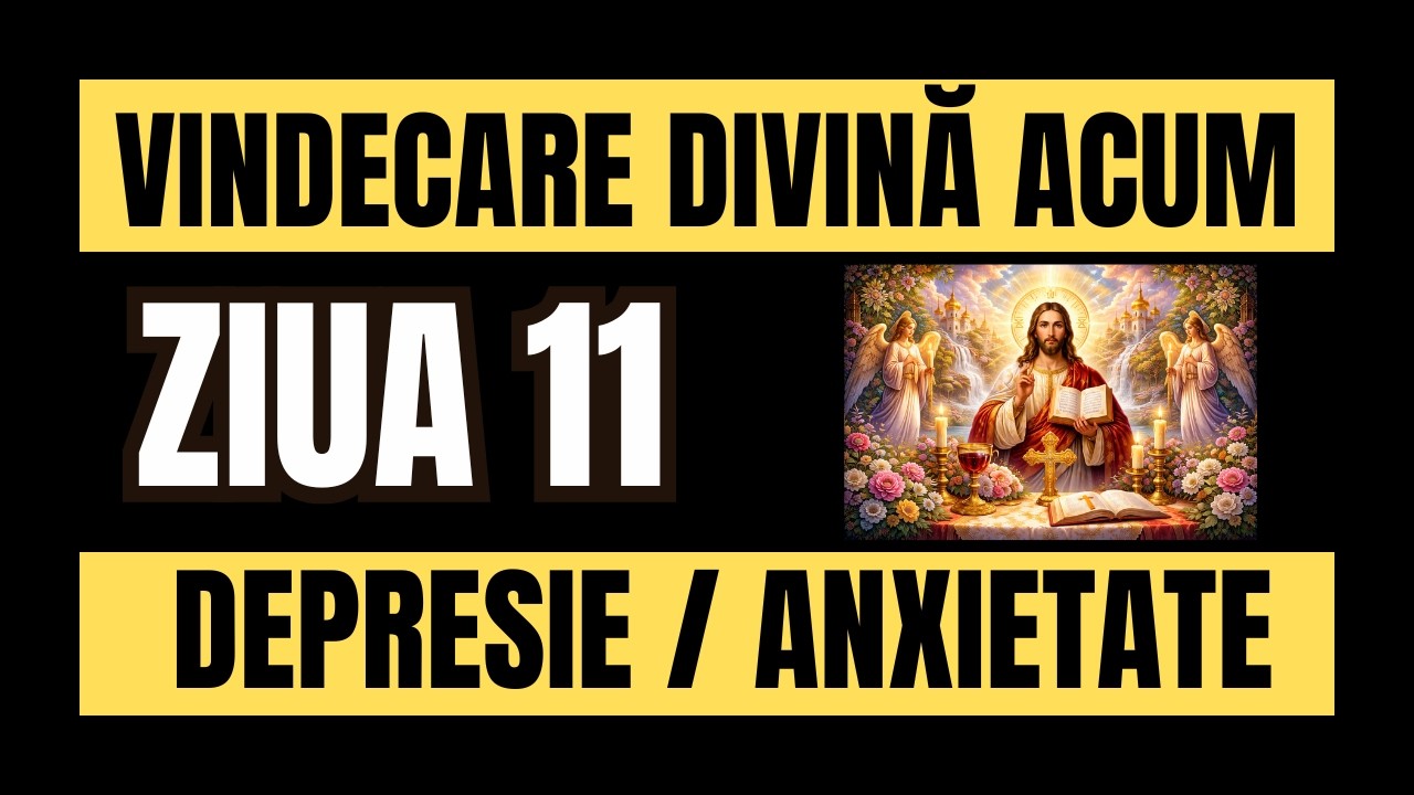 🌿 Ziua a 11-a din Postul Paștelui – Rugăciune Puternică pentru Vindecarea Depresiei și a Anxietății