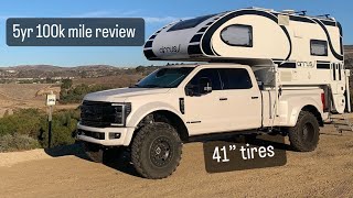 ford f450 superduty 5yr 100k miles with 41” super single conversion