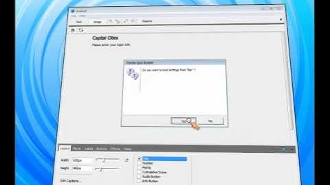 Demo Builder 8 Sample : Tanida Quiz Builder 2
