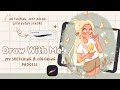 Draw With Me ✨| Cozy Procreate Session on iPad (Silent Sketching & Coloring)