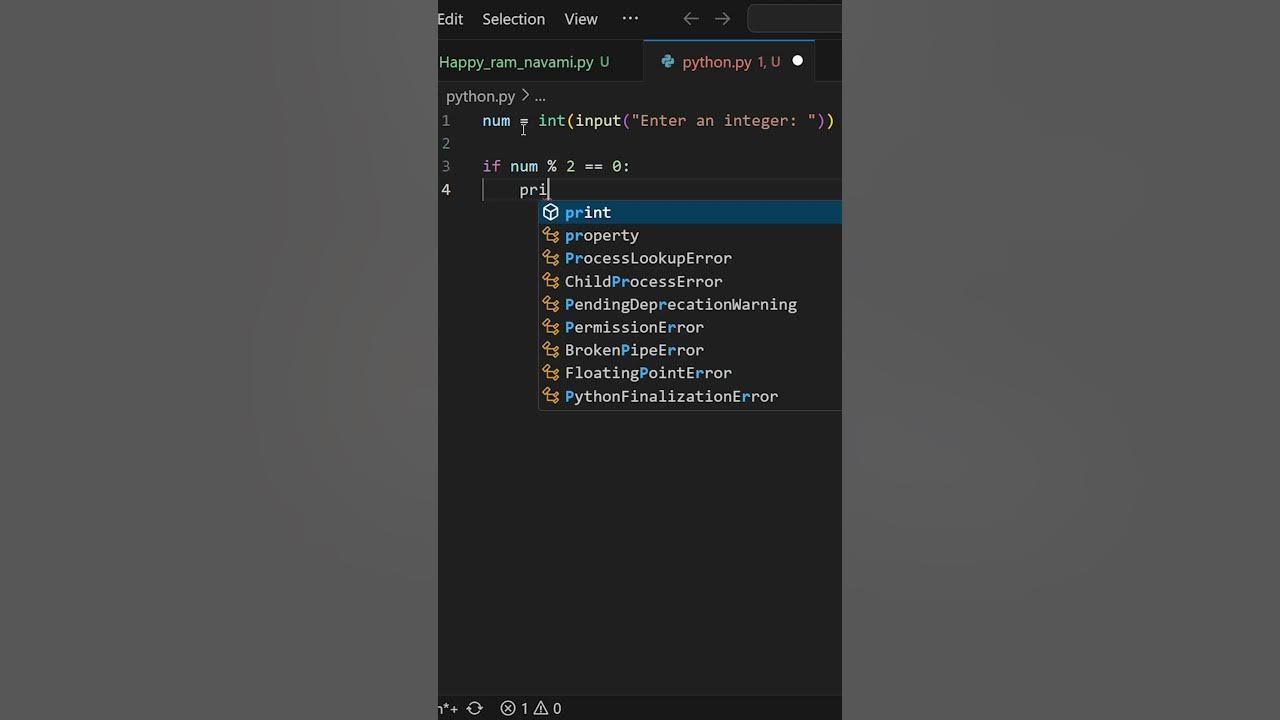 Python Program to Check Even or Odd ( python for beginner ) #python # ...