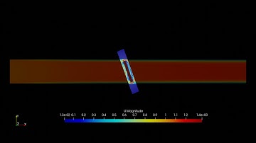 Rotating obstacle in a pipe flow simulation in OpenFOAM V2006