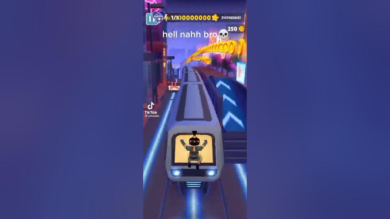 subway surfers but there is unlimited multiplier and high score subway surfers but there is unlimited multiplier and high score