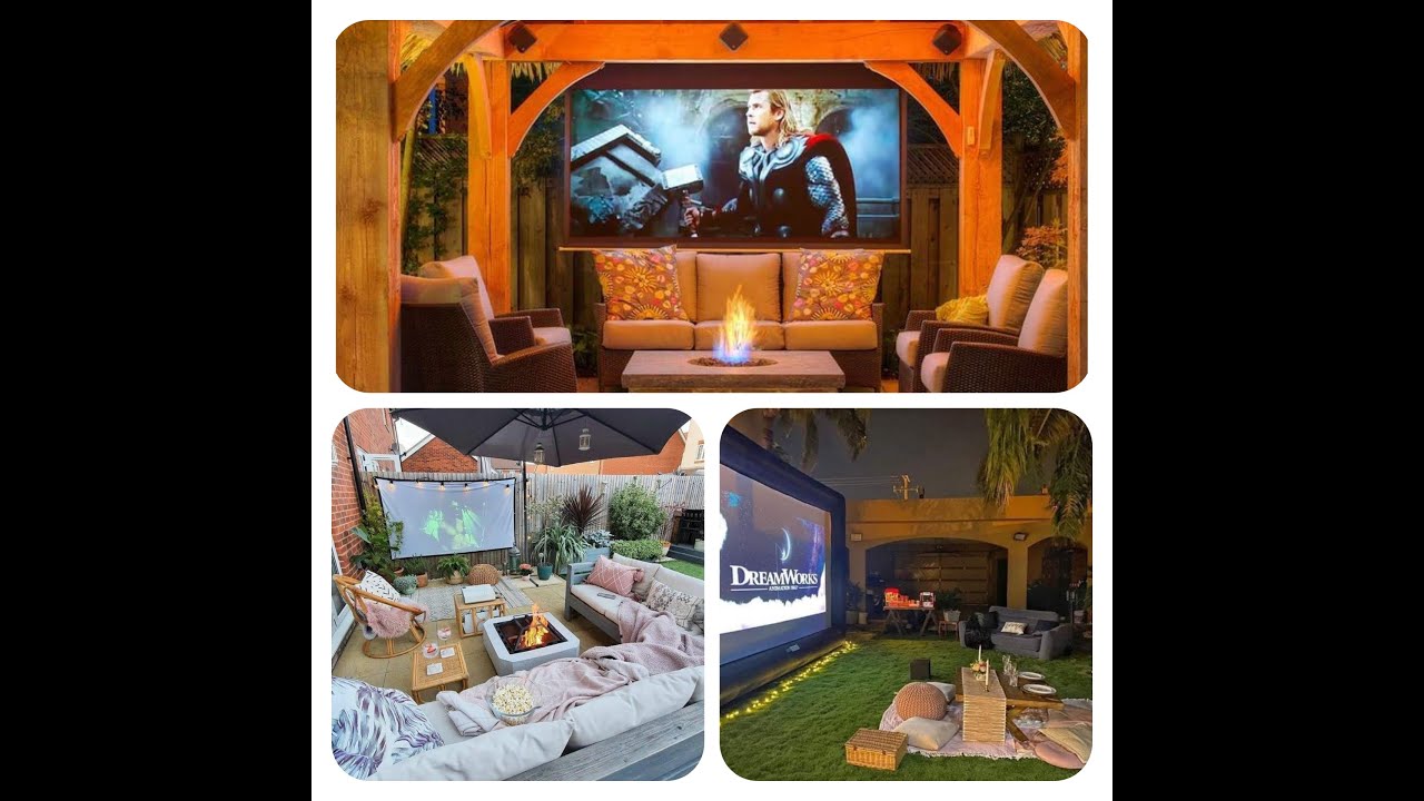 Amazing Backyard Movie Theater Ideas Backyard Movie Night Ideas