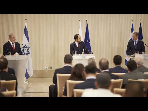 Δηλώσεις Κυριάκου Μητσοτάκη - Νίκου Χριστοδουλίδη - Benjamin Netanyahu