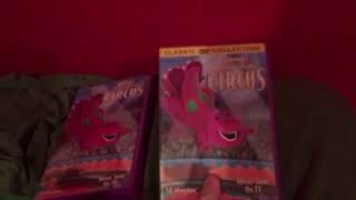 Comparison Video Barneys Super Singing Circus 2000 Vhs And Dvd