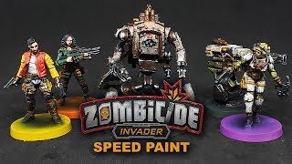 Zombicide Invader painting: Survivors and Machines