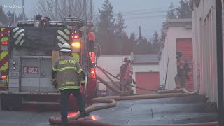 Man found dead in storage unit damaged by fire in Federal Way