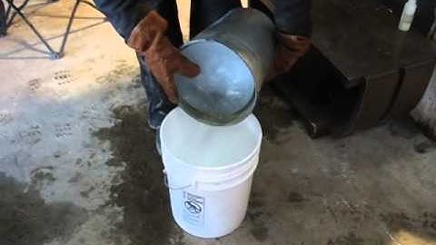 Sugar Bush Video   Frozen Sap Buckets 2014
