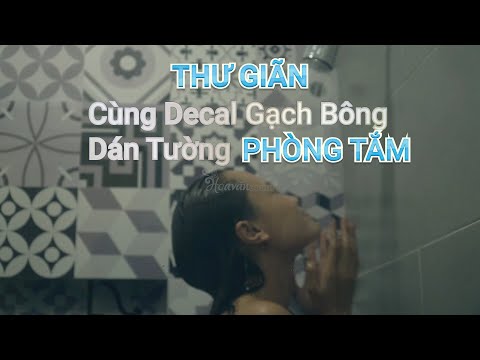 Video Hướng Dẫn Tự Dán Tường nhà vệ sinh bằng decal gạch... - youtube
