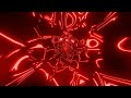 Vj loop neon glowing red tunnel abstract background simple lines pattern 4k screensaver