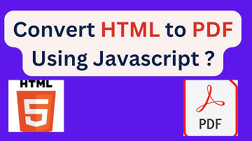 Convert HTML to PDF Using Javascript ? generate PDF from HTML using JavaScript with CSS? #infysky