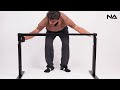 NeuArc Velocity 120cm Standing Desk Assembly | 5 Year Warranty | 3 Memory Presets | 70-114cm