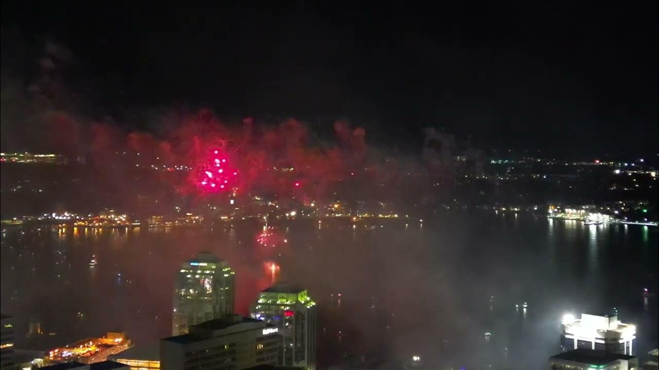 Halifax Fireworks Drone Video YouTube
