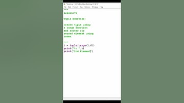 how to access tuple element using index in python #shorts #python #coding #pythontricks #pythontuple