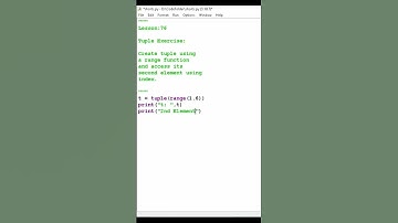 how to access tuple element using index in python #shorts #python #coding #pythontricks #pythontuple