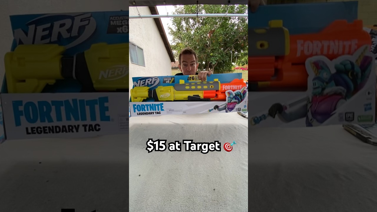 Nerf blasters on sale at Target. 
