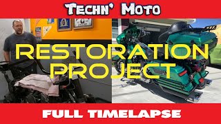 Restoration 2004 Harley Davidson Electra Glide Ultra Classic- Painted &  Blacked Out- Full Timelapse