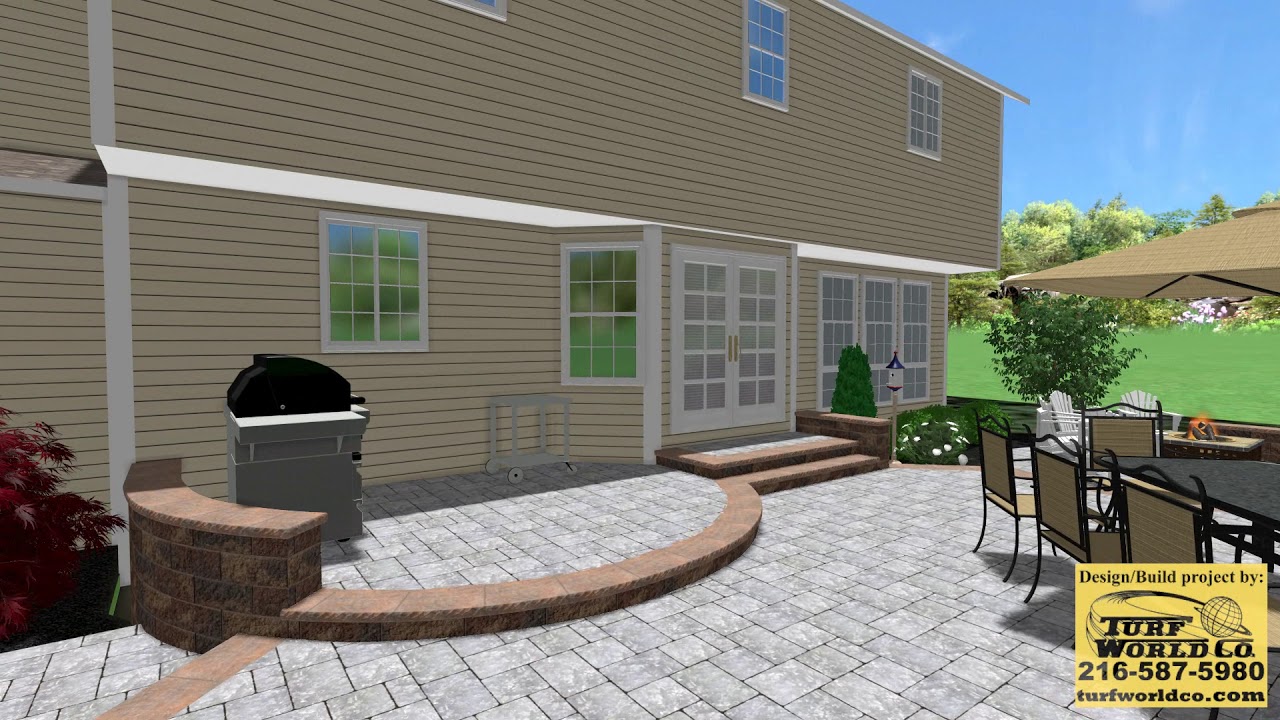 Macedonia Patio Design Turf World Co. YouTube
