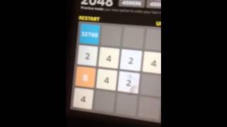My 2048 Record - 32768 Tile And 450,696oints