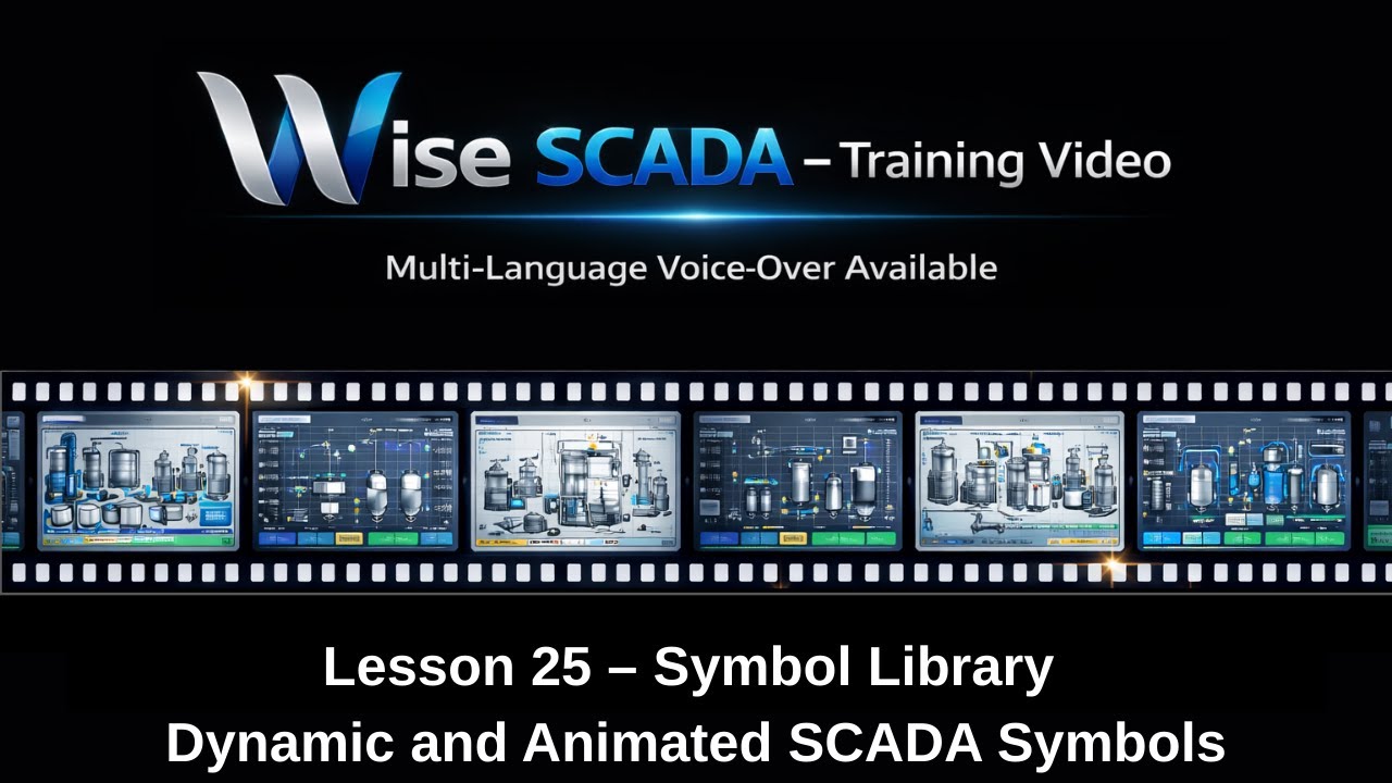 Scada Screen Animation Wise SCADA Tutorial #25 | Symbol Library | Dynamic and Animated SCADA ...