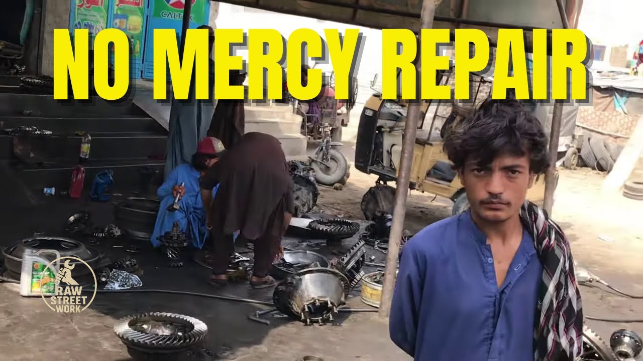 🇵🇰 Секреты брутального ремонта грузовиков в Пакистане — переборка трансмиссии, как нигде больше