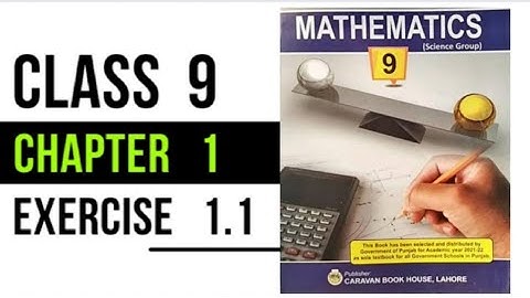 Class 9 maths chapter 1 exercise 1.1