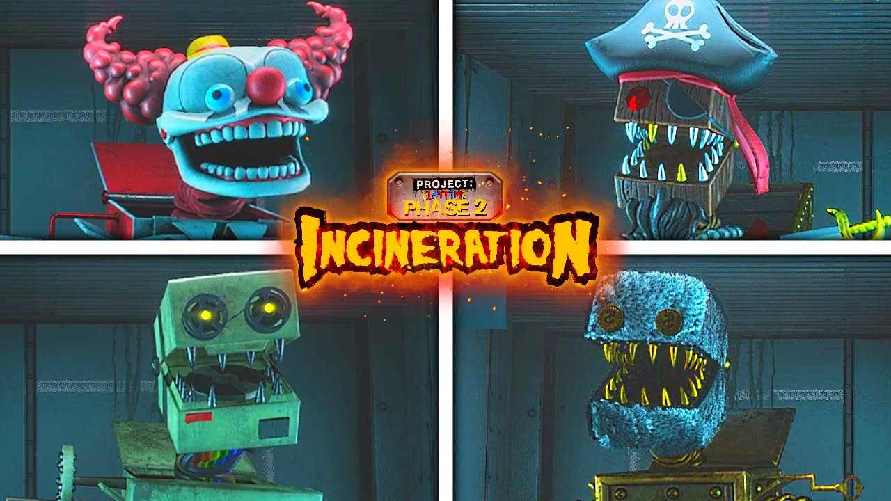 Project Playtime Phase 2 Incineration ALL MONSTER SKINS 