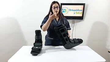 ¿Qué lesión de tobillo requiere una bota?