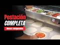 mesa refrigerada para pizza de 3 puertas con granito: características | Gastrodomus