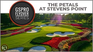 GSPro Course Flyover - The Petals at Stevens Point - Designed by Carl's Place