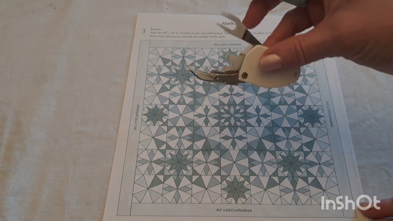 Мастеркласс по пошиву лоскутного одеяла Аляска .Урок номер 16.