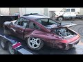 Bought Crashed $100,000 Porsche 993!! FIXABLE?? (VIDEO #58)