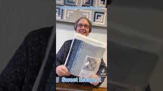 Jackie at Hen &amp; Chicks Studio loves Shoreline Sweet Escape Quilt Kit | Quilt Inspiration | Moda