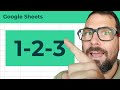 Create Sequences in Google Sheets 📊