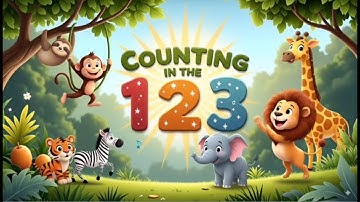 Counting Song for Kids🦁| Learn Numbers 1 to 10 with Jungle Animals | Fun Kids Song | Nursery Rhymes