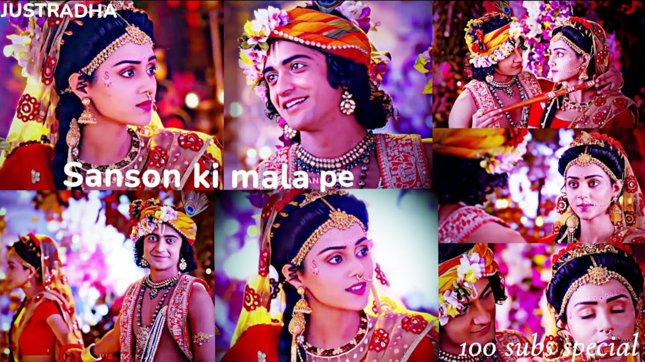 Sanson ki mala pe vm on radhakrishn 100 subs special #justradha #sumellika #radhakrishn