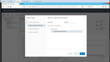 Managing Virtual Machines with a vApp in VMware vSphere 6.5 Web Client - Part 14