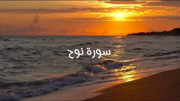 سورة نوح | بصوت القارئ محمد الفقيه